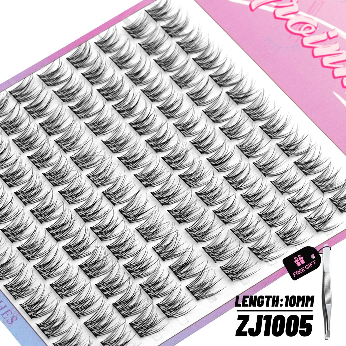 Cluster Lashes 108pcs DIY Eyelash Extension C Curl Individual Lashes Mixed Tray Faux Mink Lash Clusters Elashes