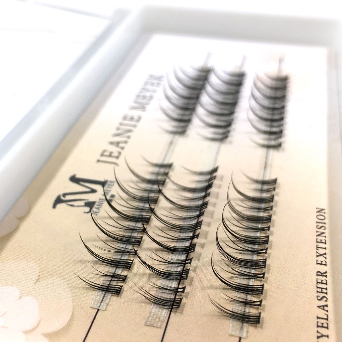 78 Clusters 0.07mm C Curl 8/10/12mm Volume Mix Eyelashes DIY Extension Lashes Natural Segmented Mink Eyelashes