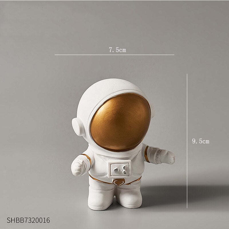 nordic home decoration accessories living room desk decor Figurine miniatures astronaut decorative figures figurine astronaut