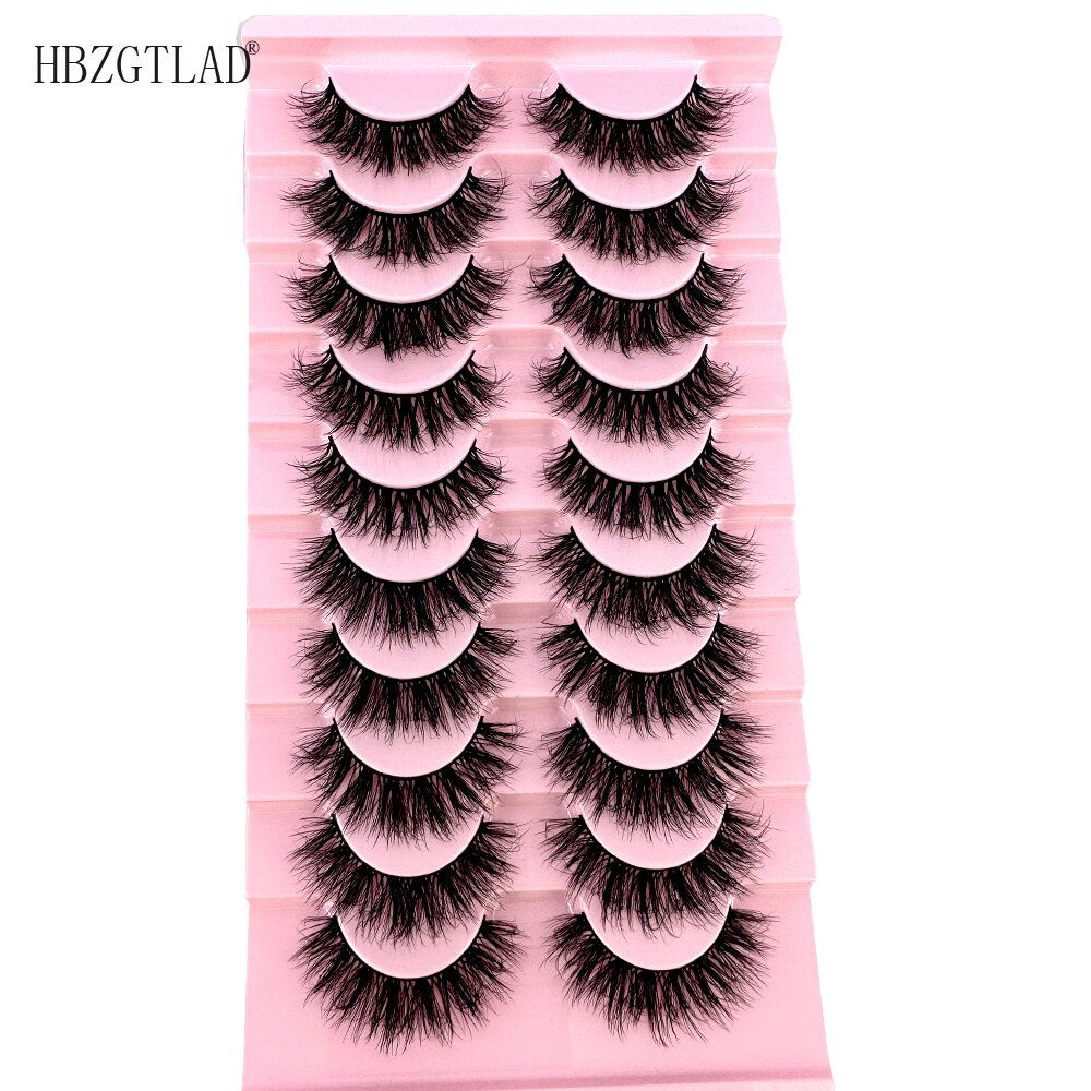 500Pairs 3D Faux Mink Lashes Natural long Mink False Eyelashes Fake Eyelash Mink Lashes Extension Cils