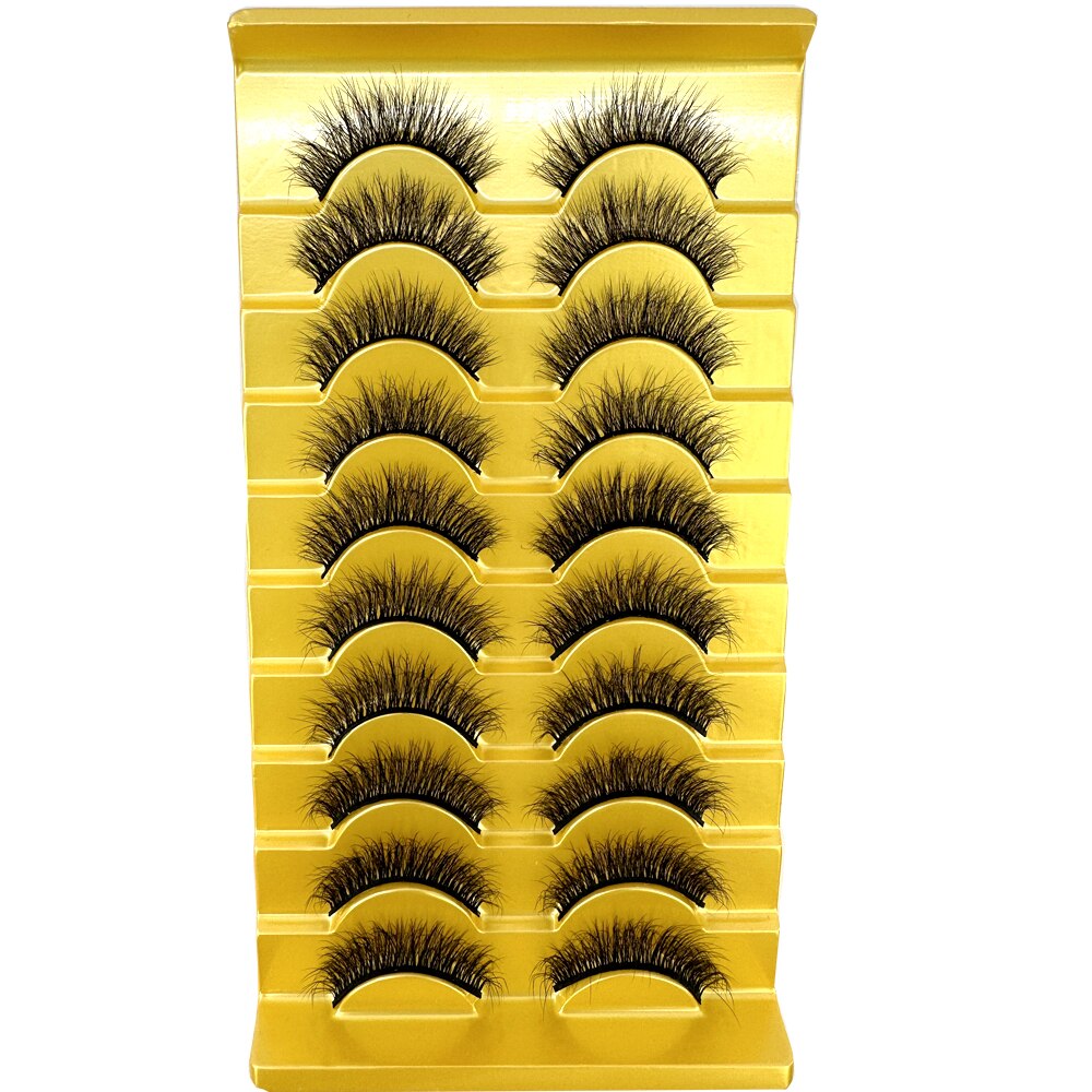 500Pairs 3D Faux Mink Lashes Natural long Mink False Eyelashes Fake Eyelash Mink Lashes Extension Cils