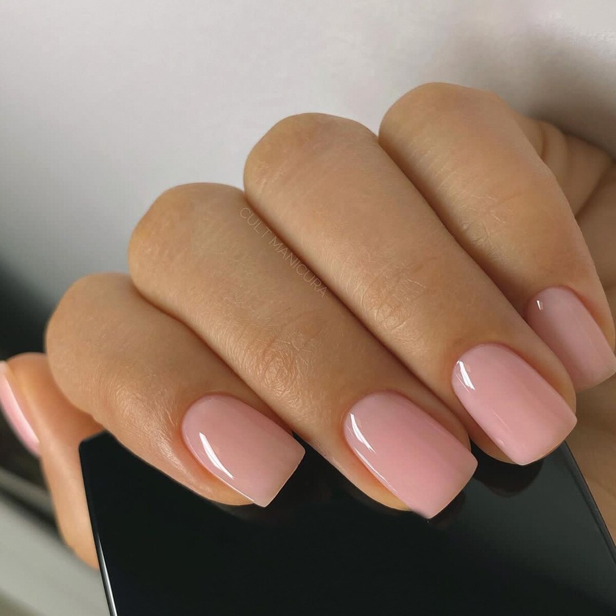 24pcs pink clouds design false nails with glue press on nails medium length acrylic nails coffin full cover nails tips supplies