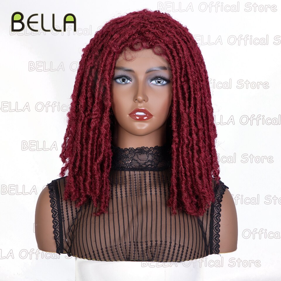 Bella Synthetic Wig 22" Crochet Wig Braids Twist Jumbo Dread Faux Locs Long Wig Dreadlock Hair Braiding Wig
