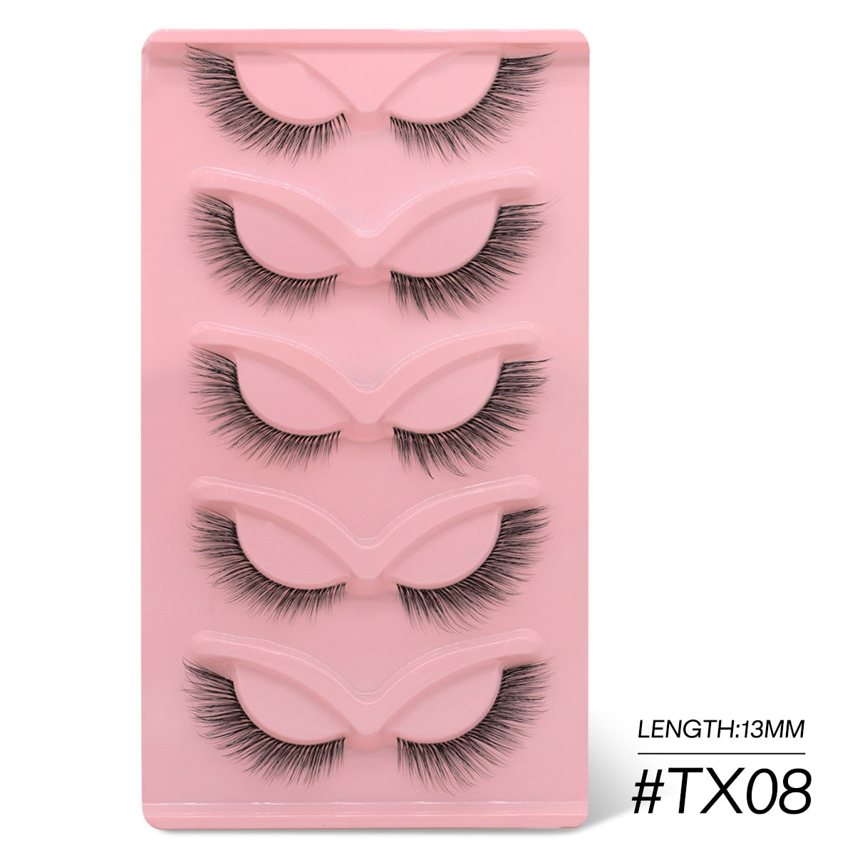 Cat Eye Lashes Faux Mink Eyelashes Clear Band Lashes Winged End Eye Elongated Fake Lashes Soft Eyelashes Extension