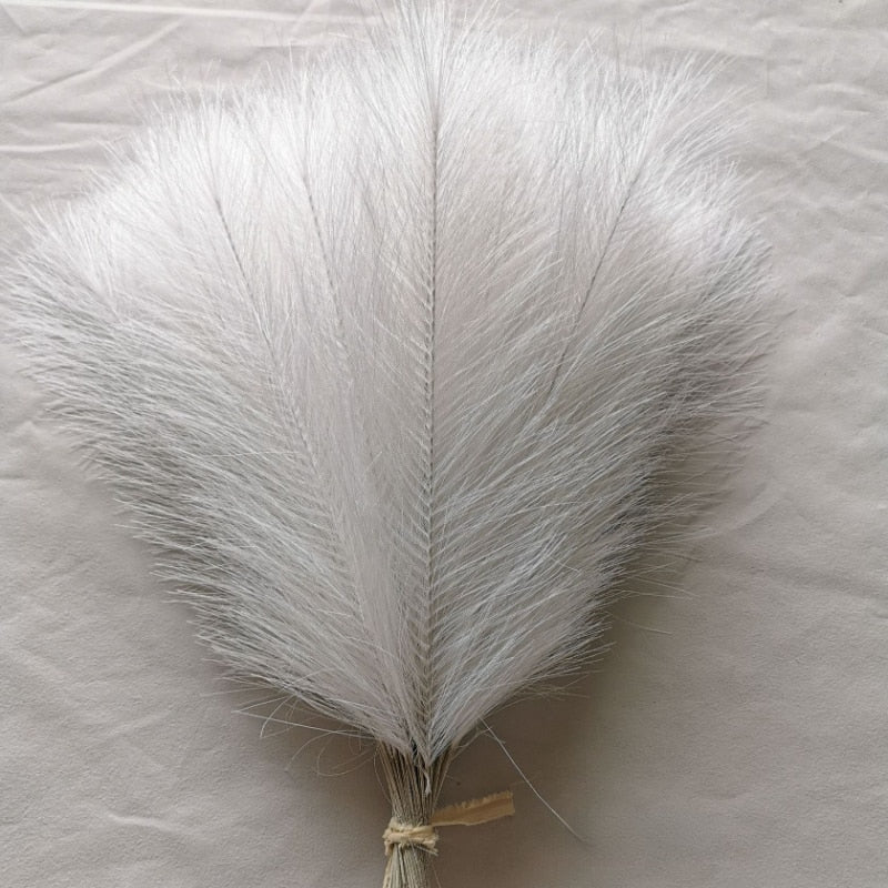 10/20Pcs Artificial Pampas Grass Bouquet for Home Bedroom Room Wedding Party Decoration Fake Plant Simulation Dried Flower Reed