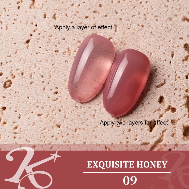 Jelly nude gel Nail Polish Pudding Translucent  Nude Gel Nail Polish UV Gel Semi Permanent Varnish 15ML Large Capacity Gel