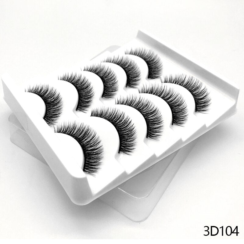 5/10Paris 3D Natural Eyelash mink lashes fake eyelashes Eyelash extension lashes