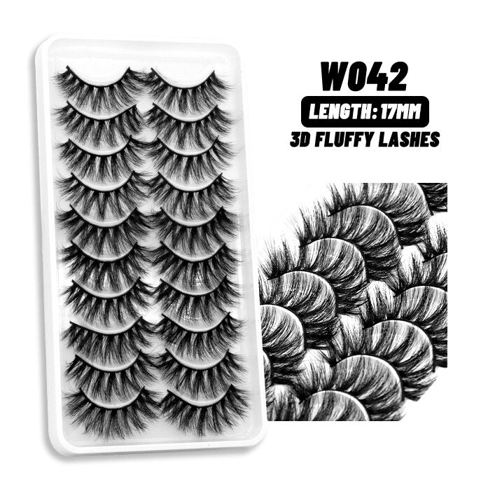 5/10Paris 3D Natural Eyelash mink lashes fake eyelashes Eyelash extension lashes
