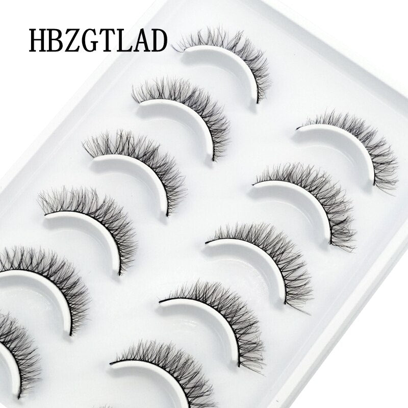 10 Pairs 3D Mink False Eyelashes Natural/Thick Eye Lashes  Fluffy Russian eyelahses Reusable