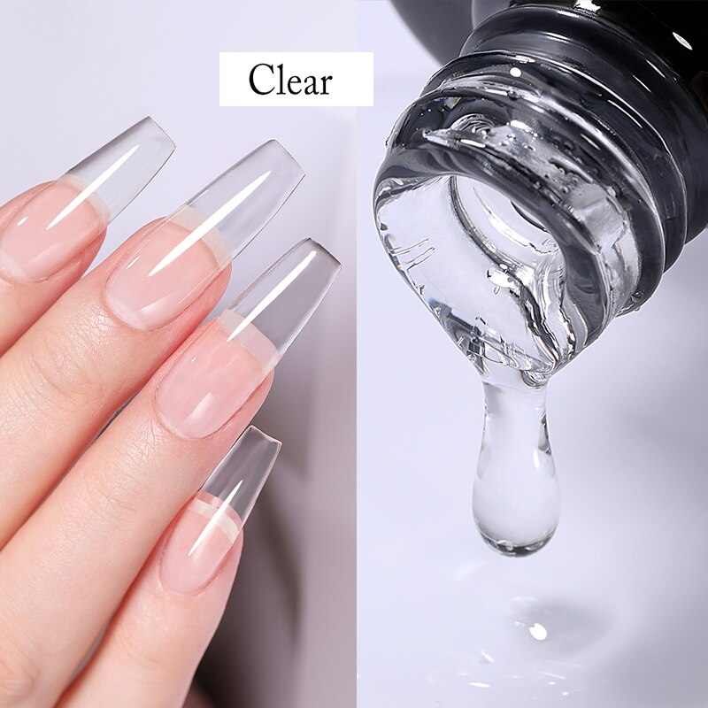 Aurora Rubber Gel Nail Iridescent Pearl Effect Metallic Mirror Nails Manicure Soak Off UV LED No Wipe Top Coat Base Gel