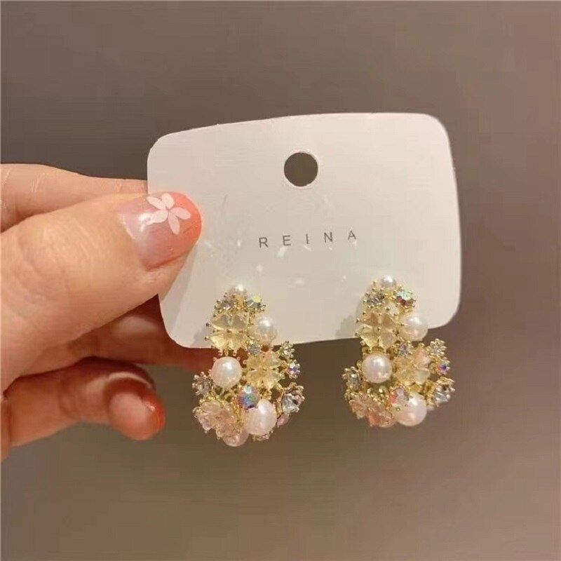 Cute Gold Color Butterfly Earring Jewelry