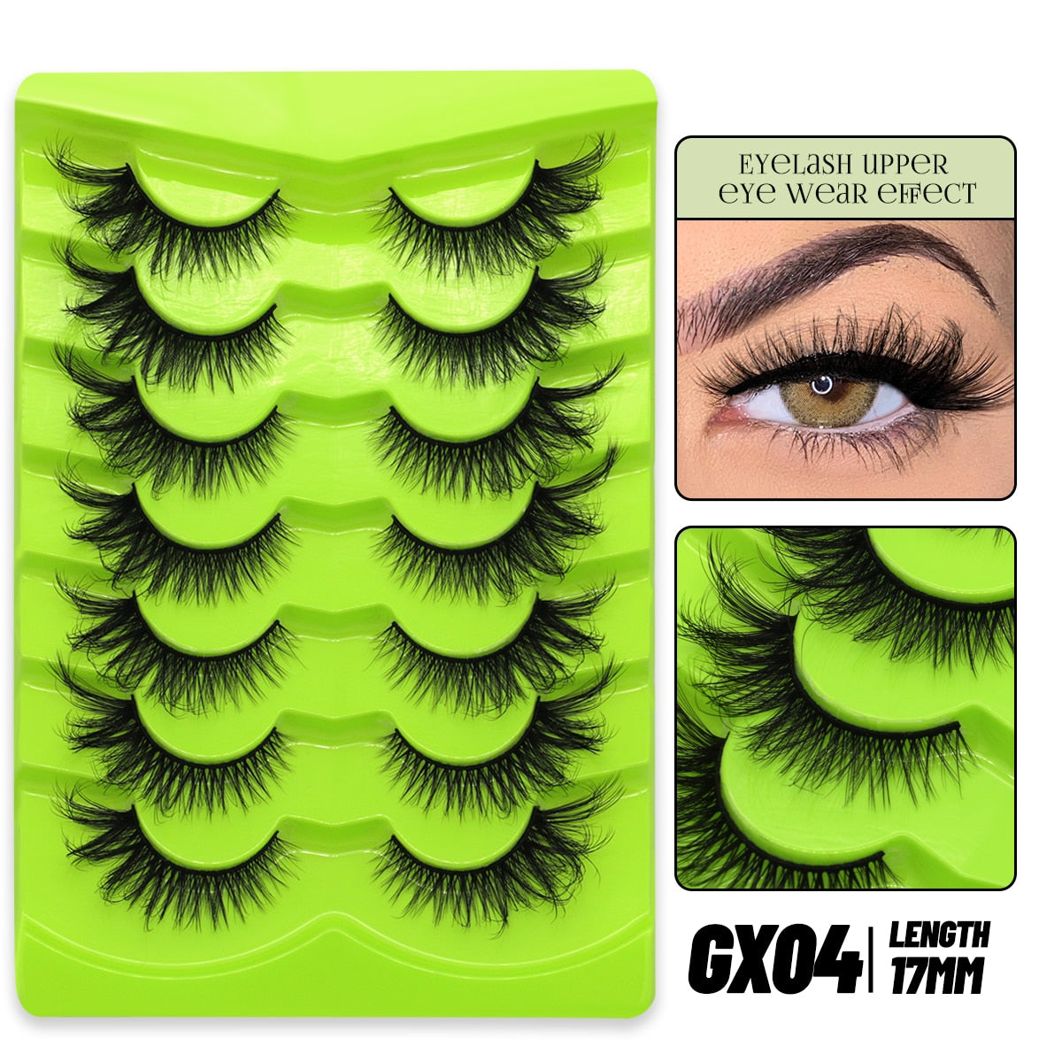 Cat Eye Lashes Natural long Clear Band Lashes Faux Mink Eyelashes Winged End Eye Elongated Eyelashes Fake Lashes Soft