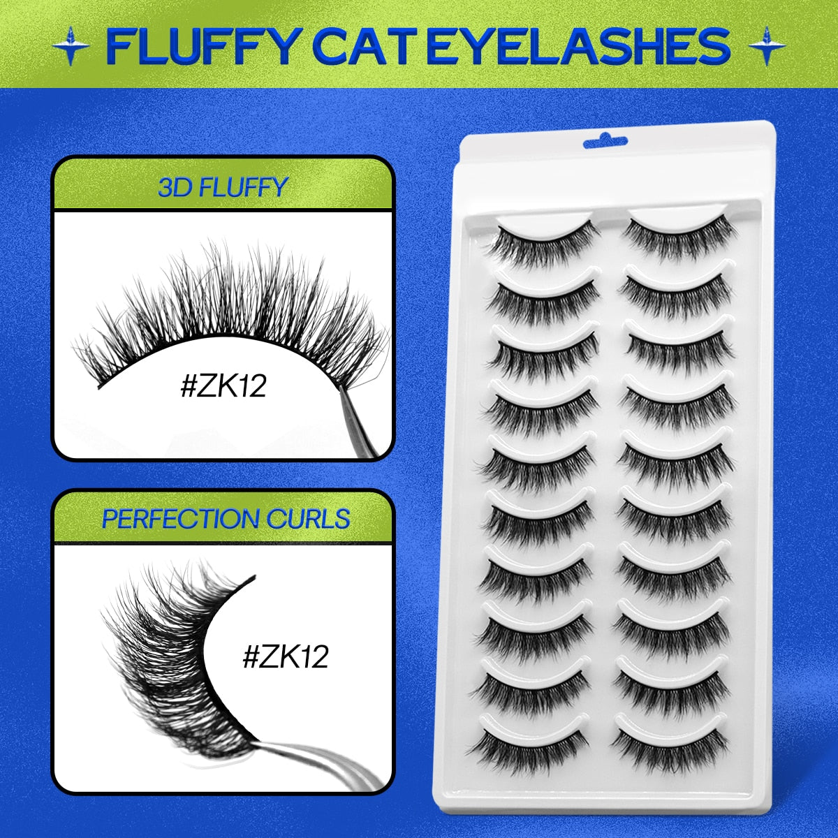 5/10 Pairs 3D Mink Lashes Natural Eyelash Soft Full Thick Wispy Eyelash Mink Lashes extension short eyelashes