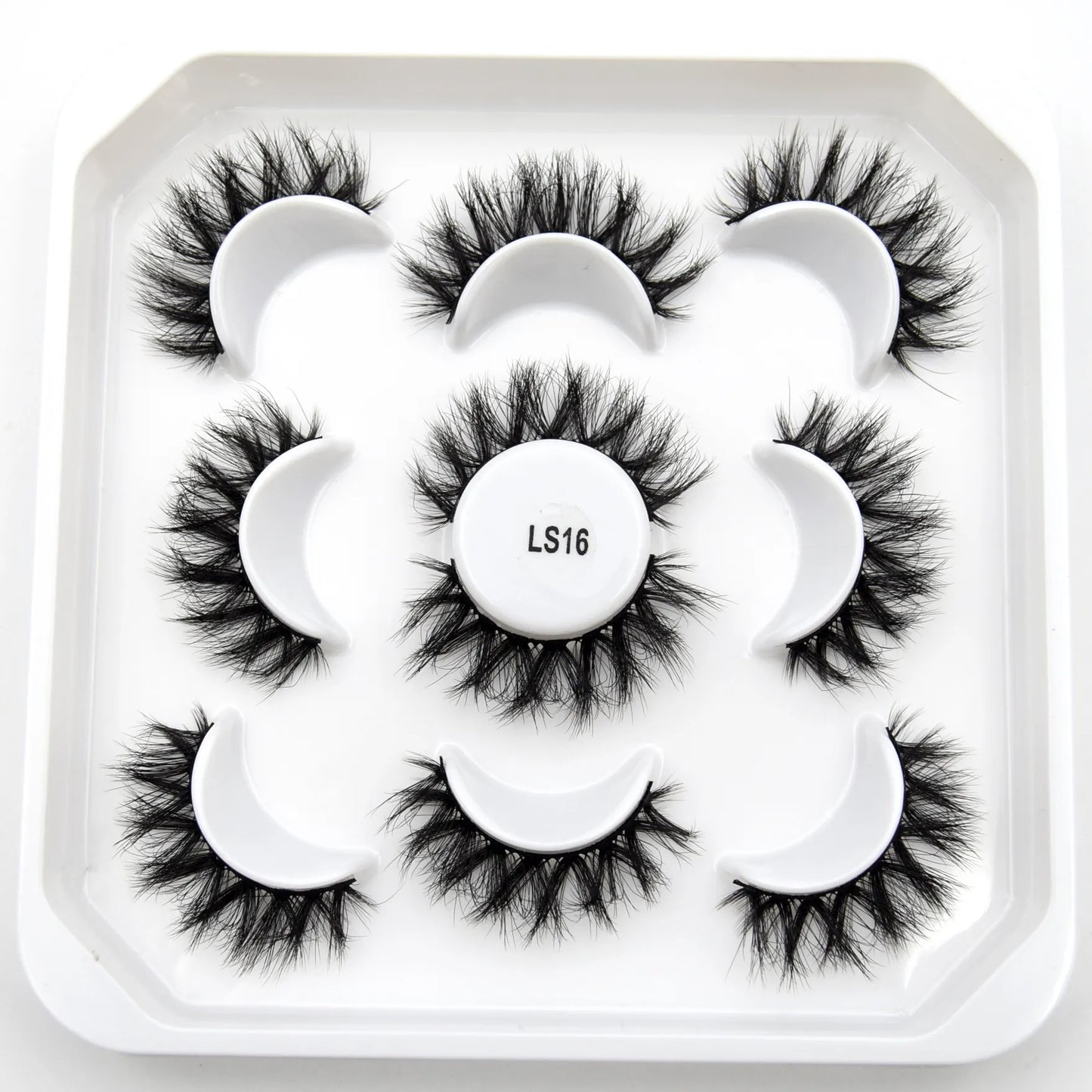 5paris/10pairs Faux Mink Eyelashes Make Up False Cils Hand Made Fake Eyelashes Wholesale Thick Eyelashes Extension