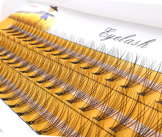 10D imitation mink lashes 60 bundles/box natural lashes extension 3D Russian cluster