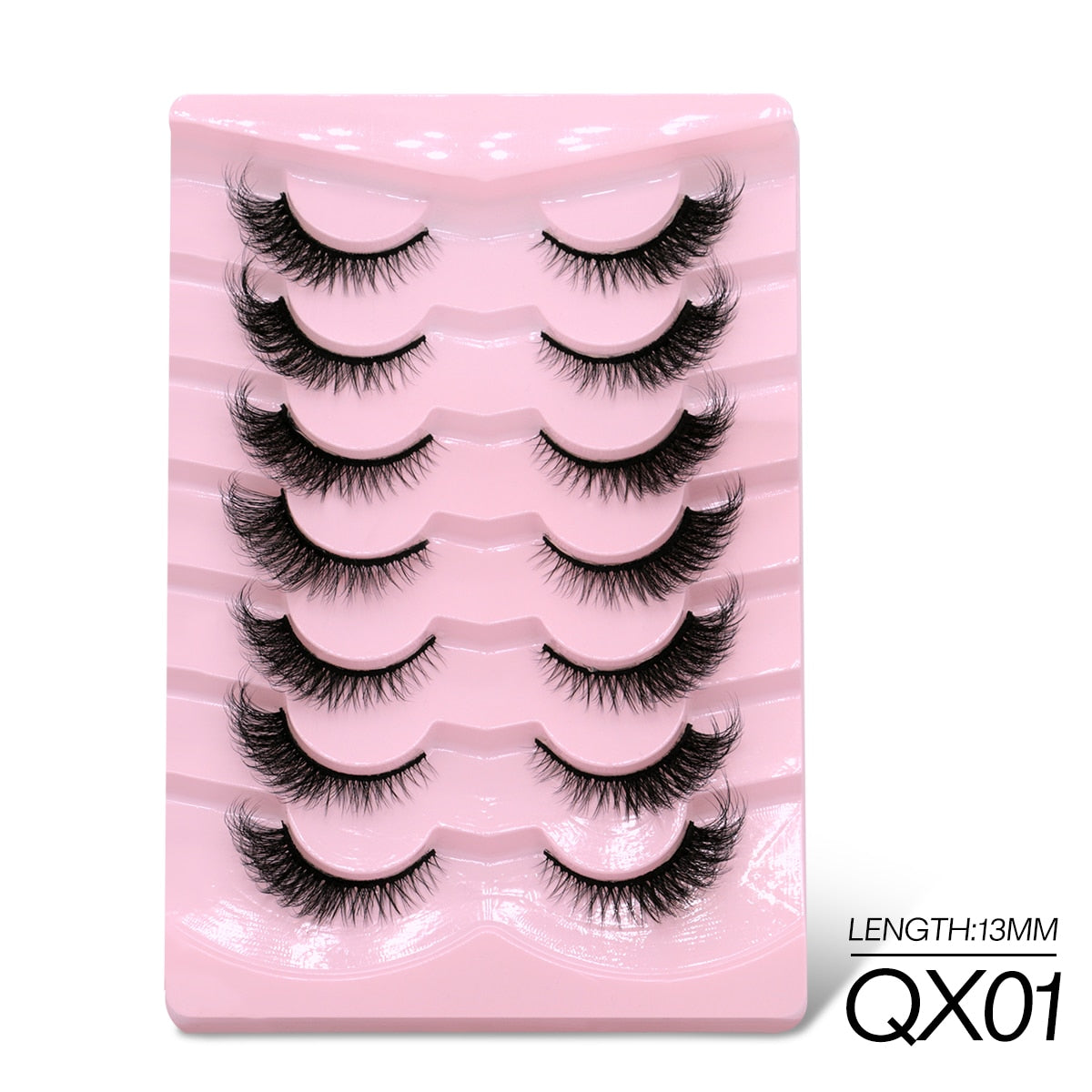5/7 Cat Eye 3D Mink Lashes Natural Eyelashes Winged End Eye Elongated  False Eyelashes lashes Extension