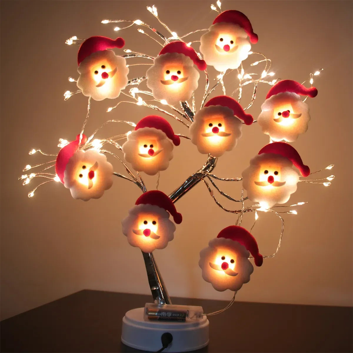 Cristmas Tree Snowman Christmas LED Garland String Lights Merry Christmas Decor for Home Ornament Happy New Year Gifts