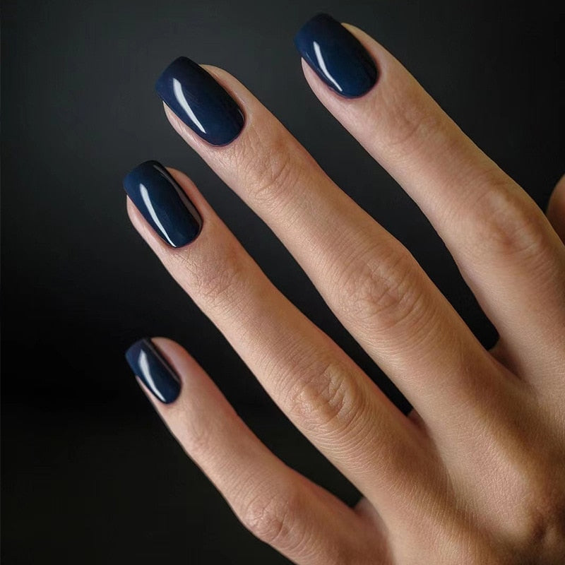 Press On Nails Solid color Short