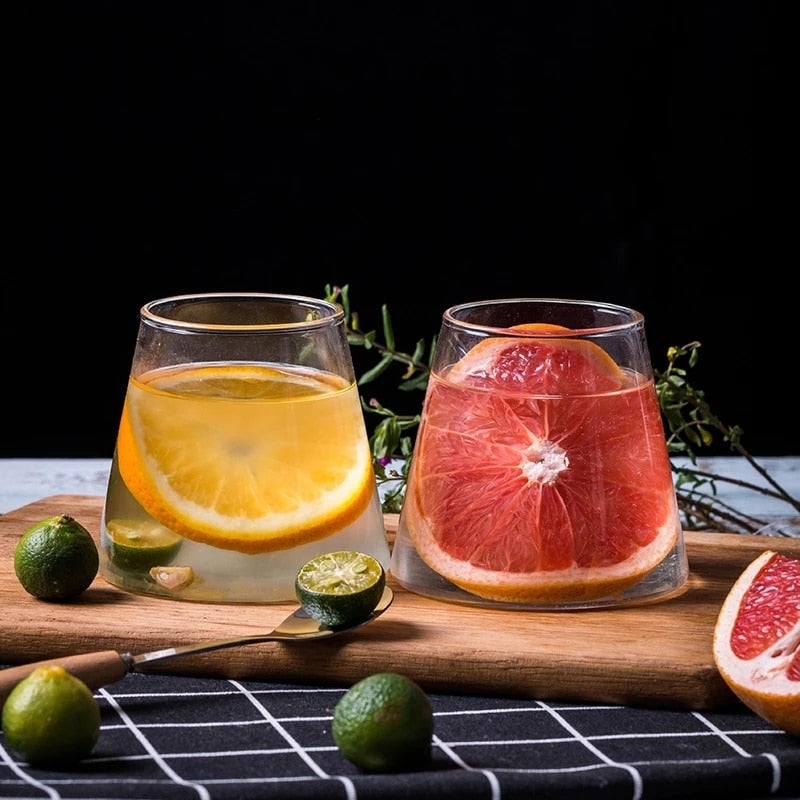 Creative Mountain Shape Water Cup Japanese Glass Cup Juice Tea Wine Glass Coffee Mug Drinking Cup Whiskey Glass canecas