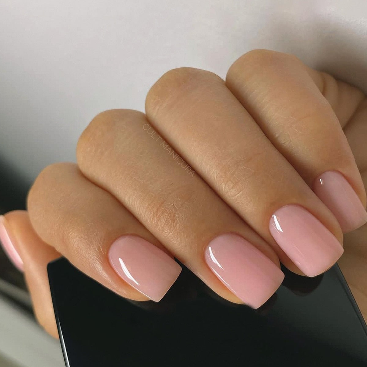 Press On Nails Solid color Short
