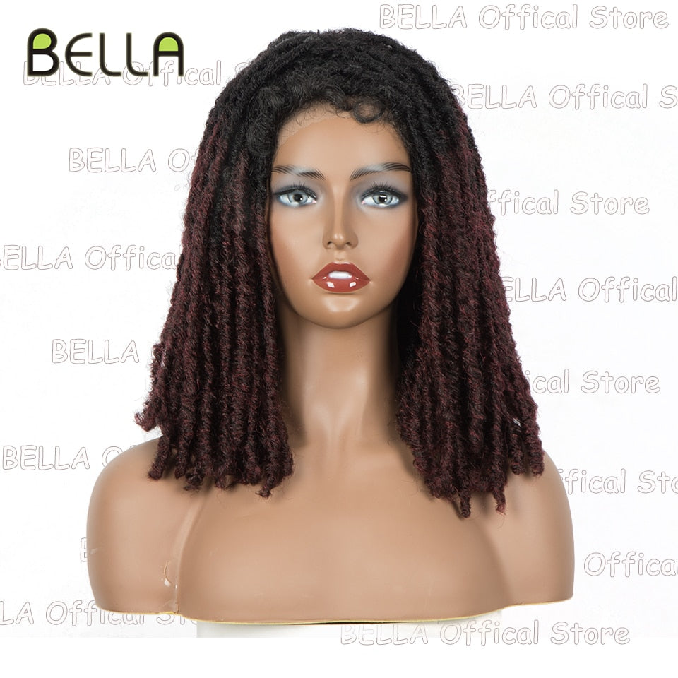 Bella Synthetic Wig 22" Crochet Wig Braids Twist Jumbo Dread Faux Locs Long Wig Dreadlock Hair Braiding Wig