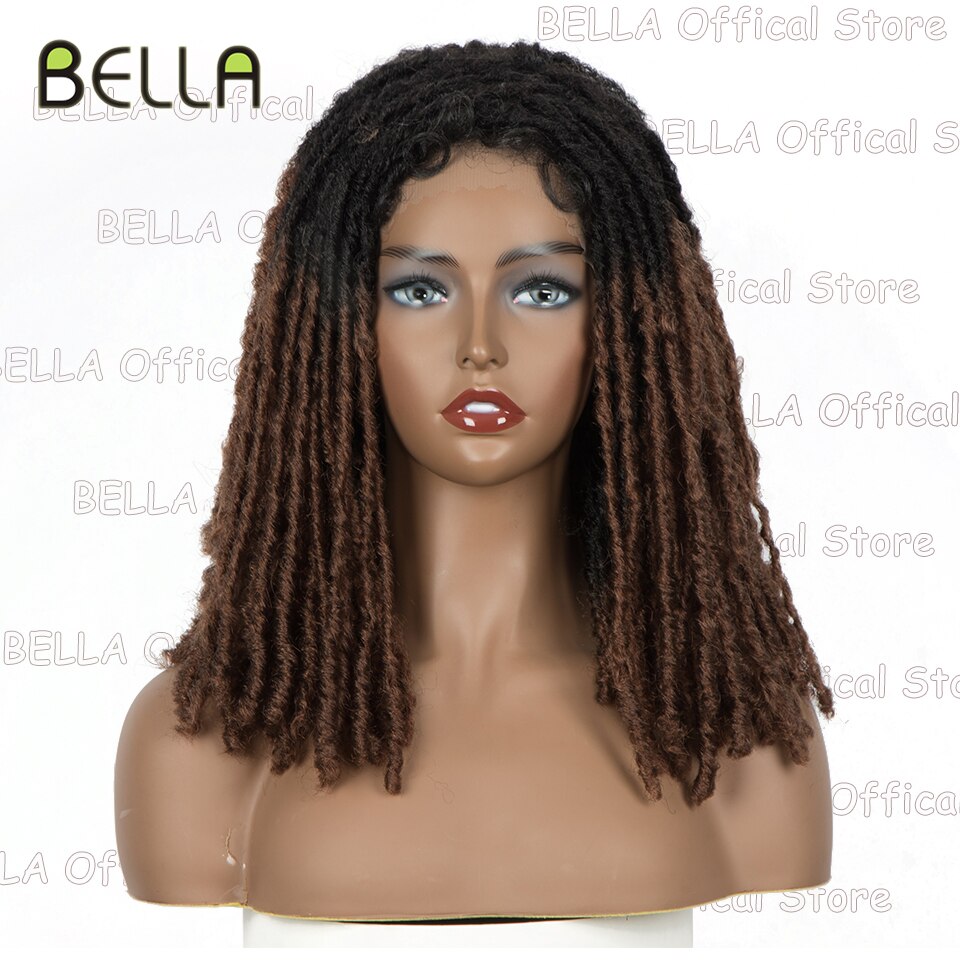 Bella Synthetic Wig 22" Crochet Wig Braids Twist Jumbo Dread Faux Locs Long Wig Dreadlock Hair Braiding Wig