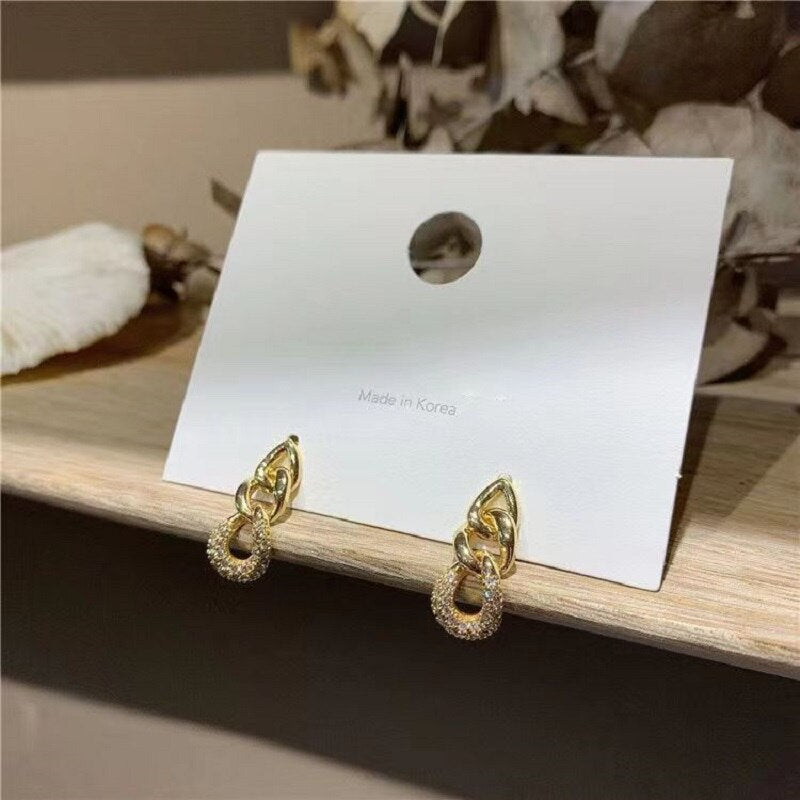 Cute Gold Color Butterfly Earring Jewelry