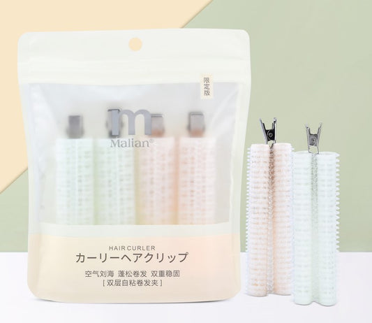 Double pure and fresh colour layers self adhesive hair roller clipper