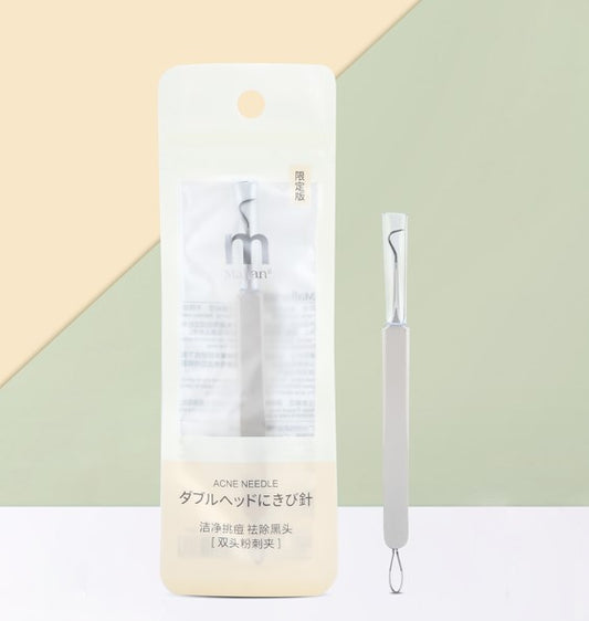 Double ends acne tweezer light gray