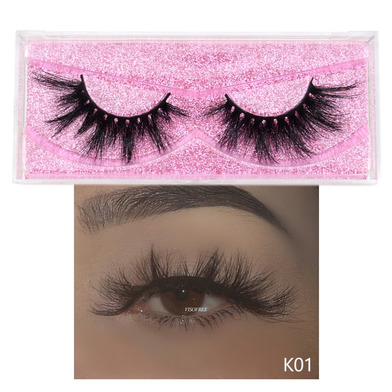 5D Mink Long Lasting Lashes Natural Dramatic Volume Extension Thick Long 3D False Eyelashes
