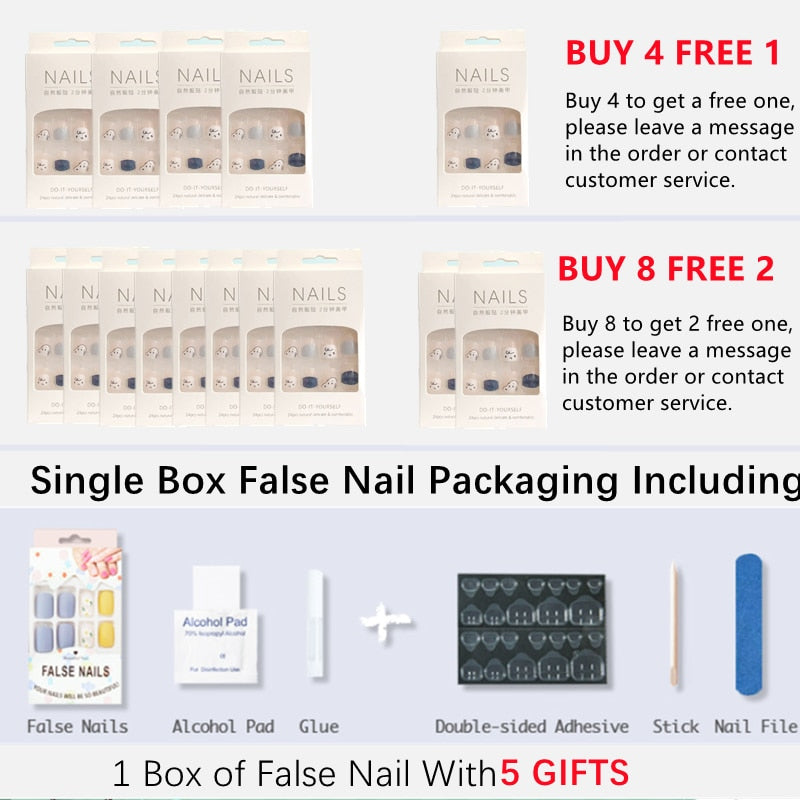 24Pcs/Set 3D Butterfly Bow Bride Fresh and Elegant White Wear DIY Manicure Nail Art Tools
