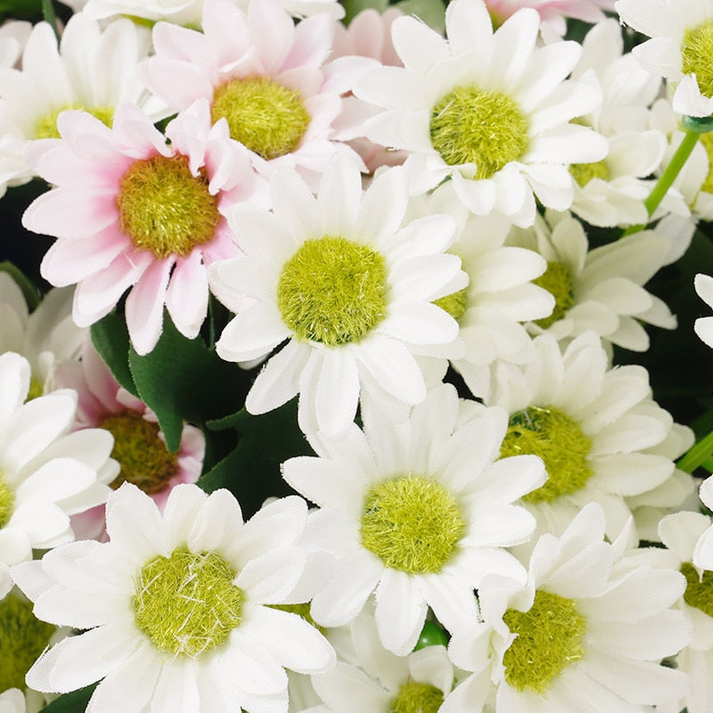Autumn Artificial Daisy Flowers Silk Bouquet Fake Flower DIY Decor for Vase Home Wedding Christmas Decorative