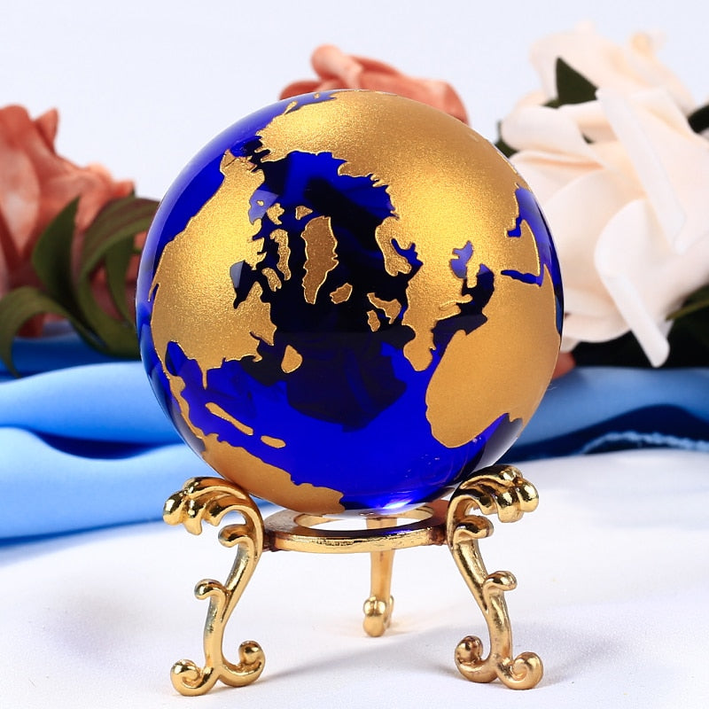World Globe Mapa Home Decor Accessories Globe Earth  5 Inch Vintage Wooden Globe World Map Geography