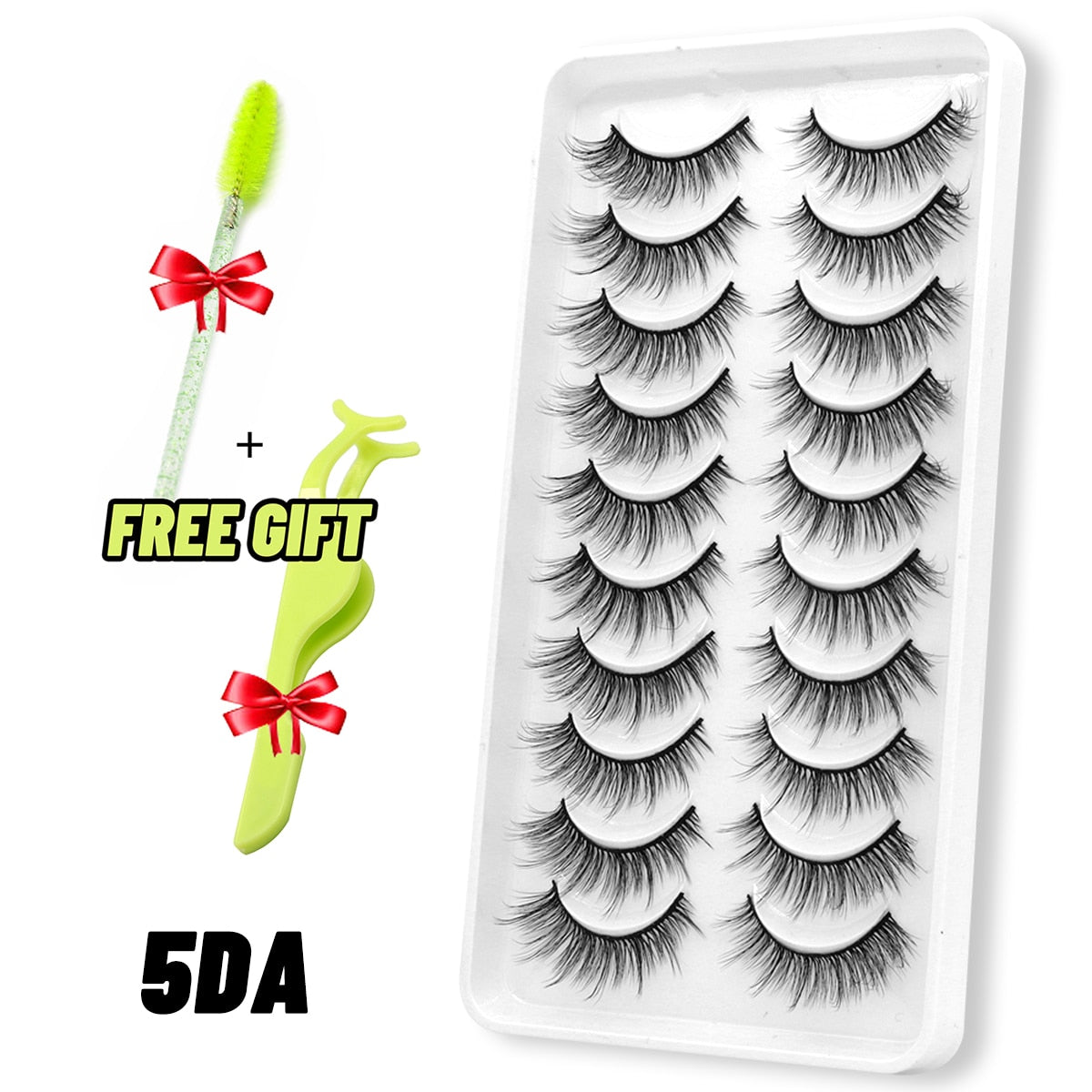 Eyelashes 3D Mink Lashes Fluffy Soft Wispy Natural Cross Eyelash Extension Reusable Lashes Mink False Eyelashes