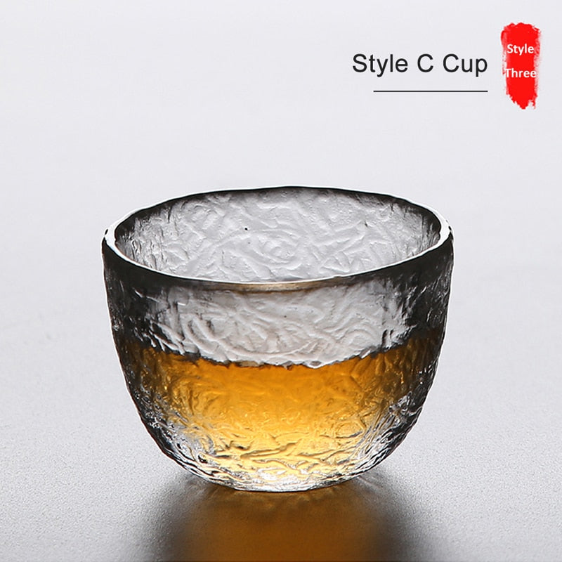 Japanese Style Fine Glass Cup Kung Fu Tea Cup Made Of Heat-resistant Glass 2021 New Hot Sale Office Kitchen Accessories