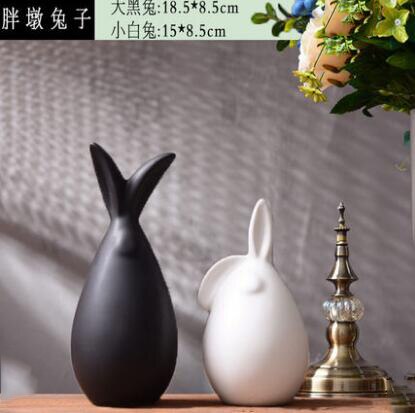 Simple Modern Ceramic Figurines Livingroom Ornament Home Furnishing Decoration Crafts Office Ceramic