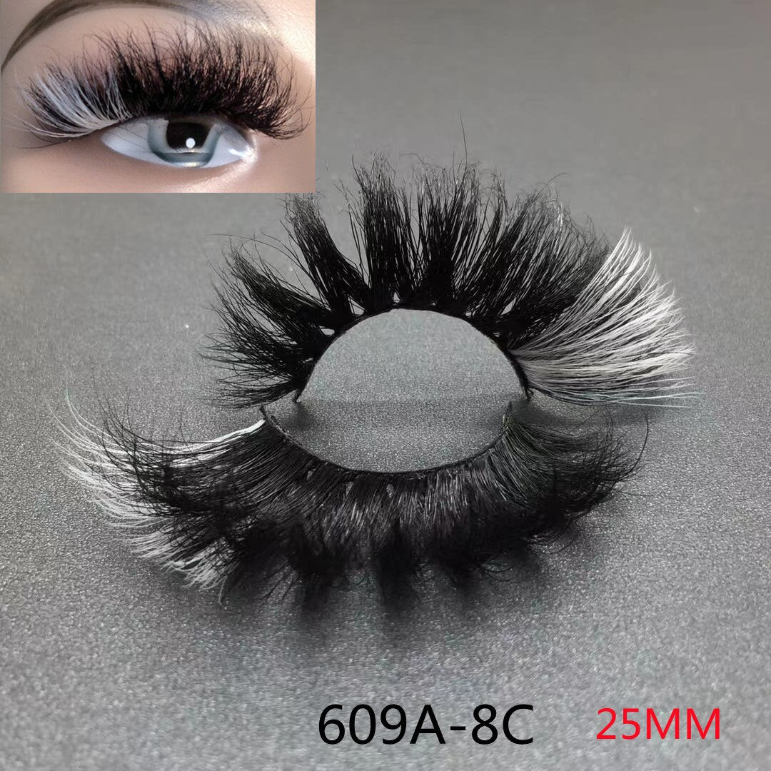 Rainbow Eye Lashes Cruelty Free Silk Lace Colored Eyelashes Dramatic Makeup Beauty Purple/pink/blue Cilias ombre eyelashes