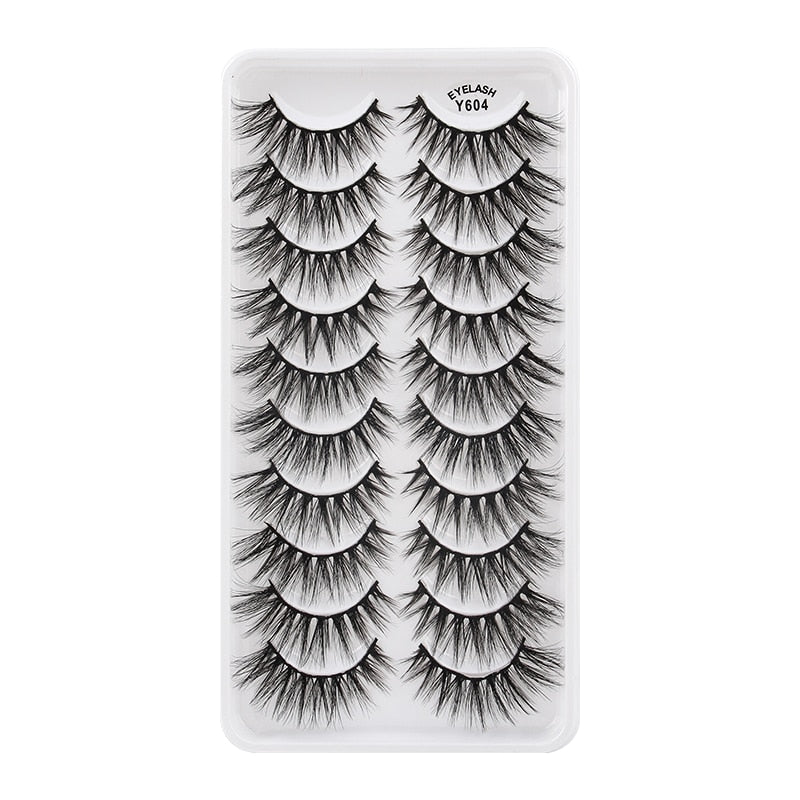 3/5/10 Pair 3D Mink Lashes Natural Eyelash Dramatic False Eyelashes Faux Cils Makeup Fake Eyelash Extension