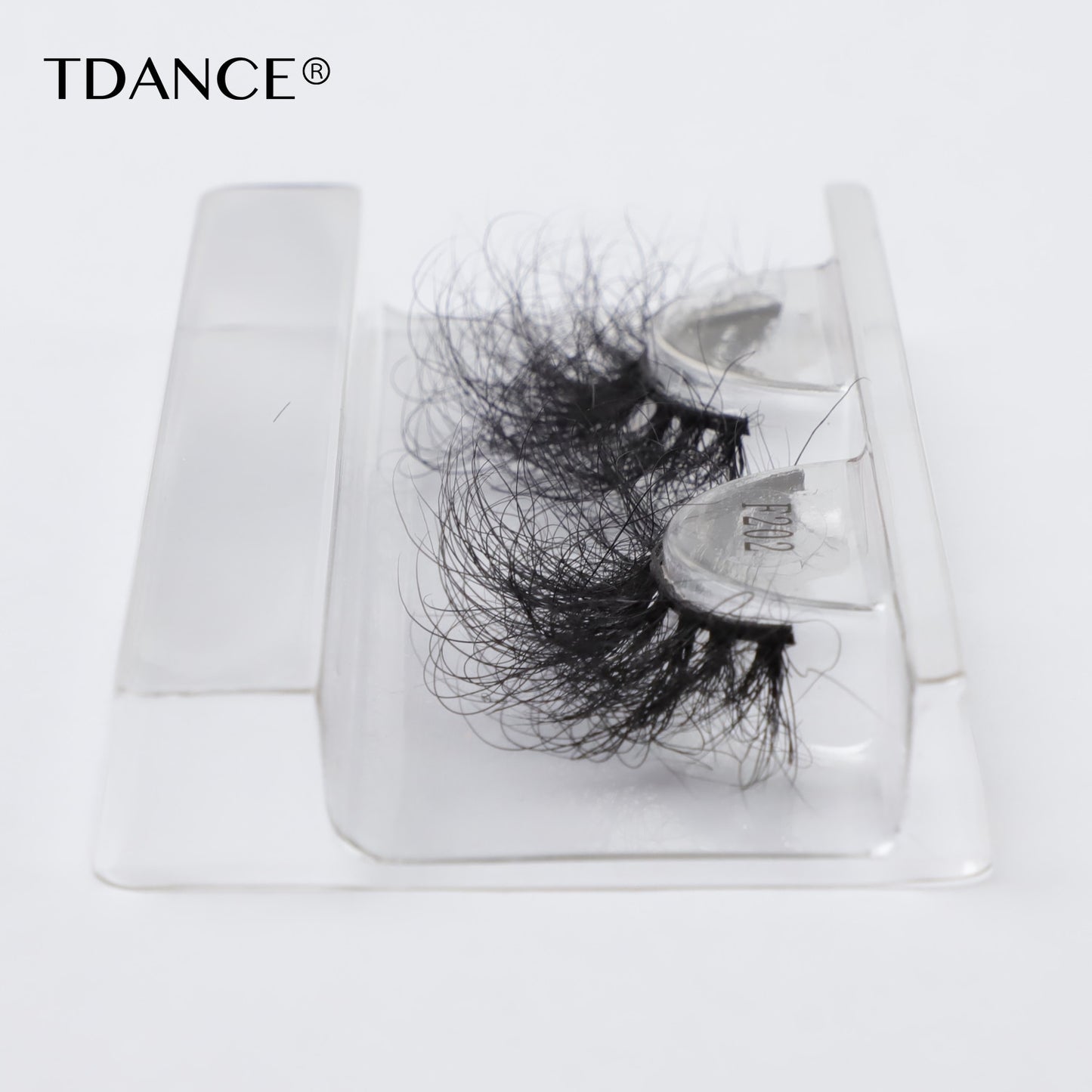 25mm Real Mink Hair Lashes Messy Fluffy Lash Soft Natural Eyelashes 1 Pair Long Crisscross Strip Makeup Beauty Eyelash