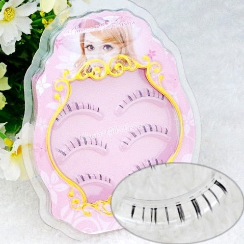 Japanese False Eyelashes Highend Sharpened Lower Eyelashes Devil Eye Makeup Natural Nude Makeup With Realistic Eyelashes