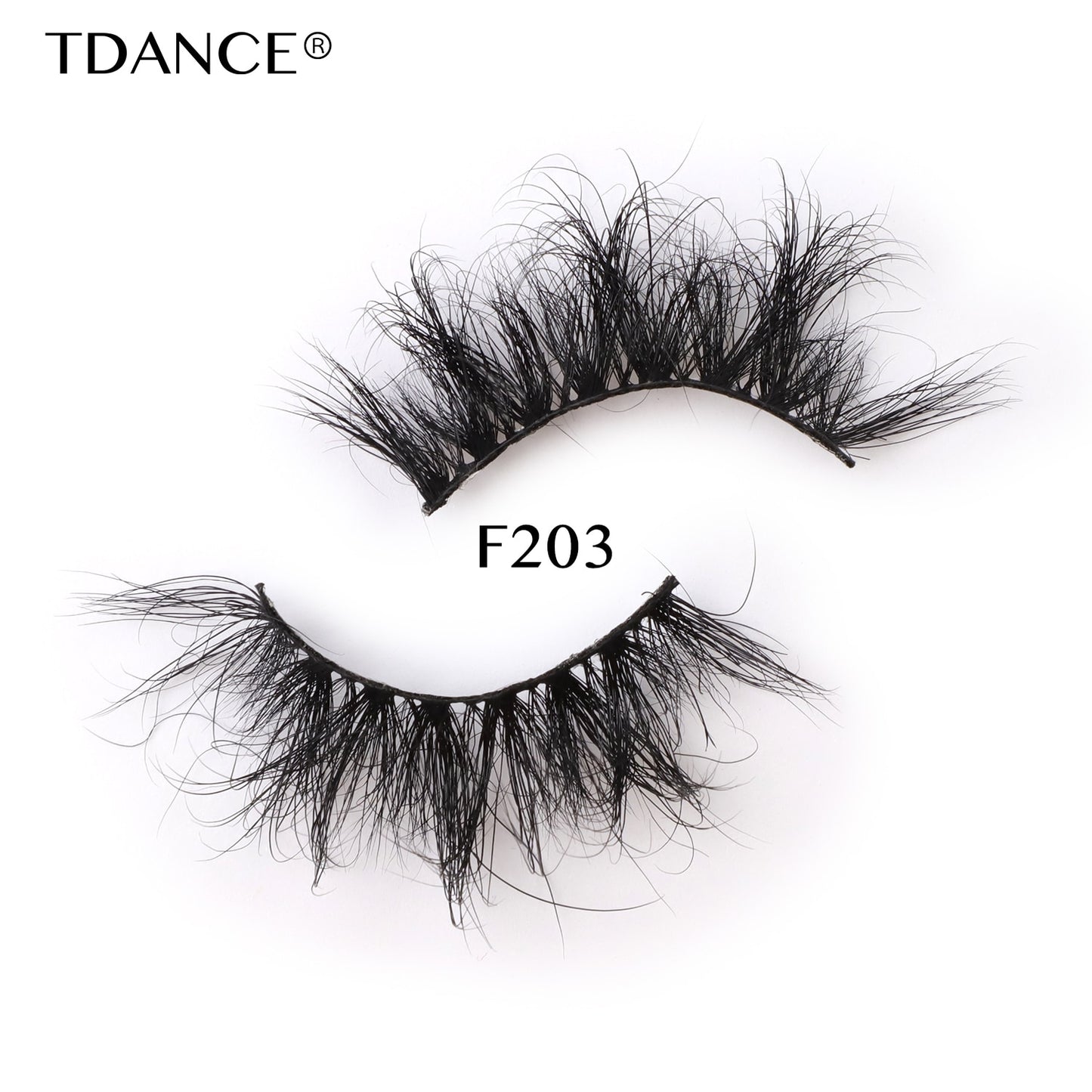 25mm Real Mink Hair Lashes Messy Fluffy Lash Soft Natural Eyelashes 1 Pair Long Crisscross Strip Makeup Beauty Eyelash