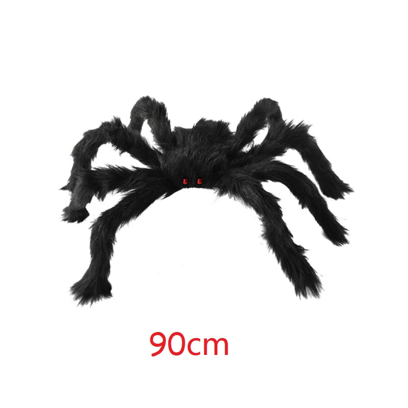 200 cm Halloween Hanging Decoration Horror Giant SPIDER Decor House Haunted Outdoor Yard Halloween Spider Decor for Home Party