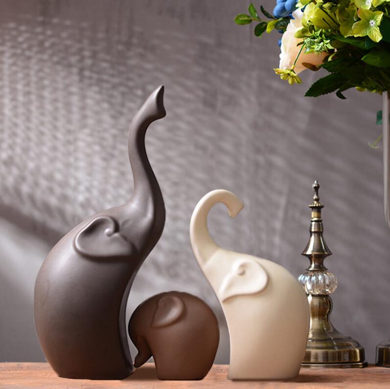 Simple Modern Ceramic Figurines Livingroom Ornament Home Furnishing Decoration Crafts Office Ceramic