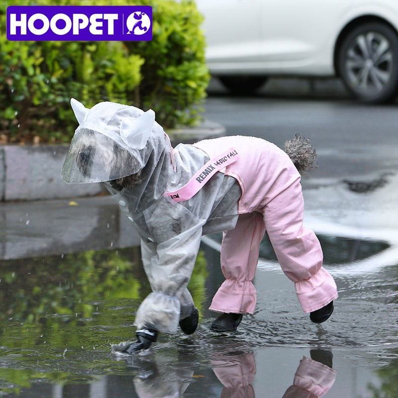 Pet Dog Raincoat Clothes Rain Jumpsuit For Small Dogs Outdoor Clothing Coat Supplies