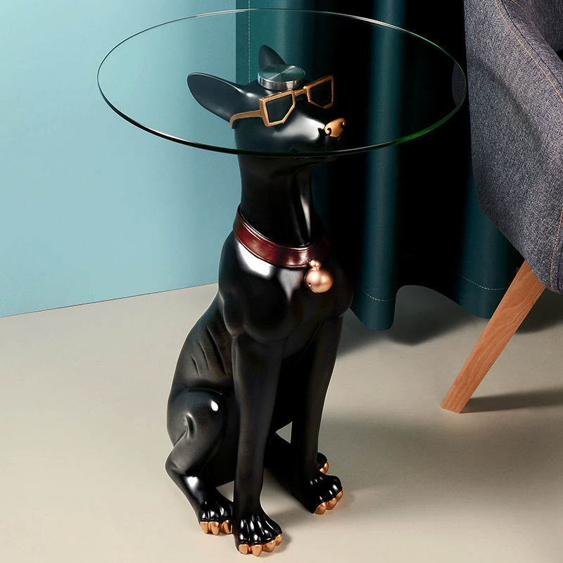 Nordic Home Decor Statue Sculpture Doberman Originality Figurines Living Room Decoration Statue Sculpture Gift Sculpture