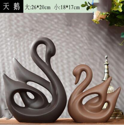 Simple Modern Ceramic Figurines Livingroom Ornament Home Furnishing Decoration Crafts Office Ceramic
