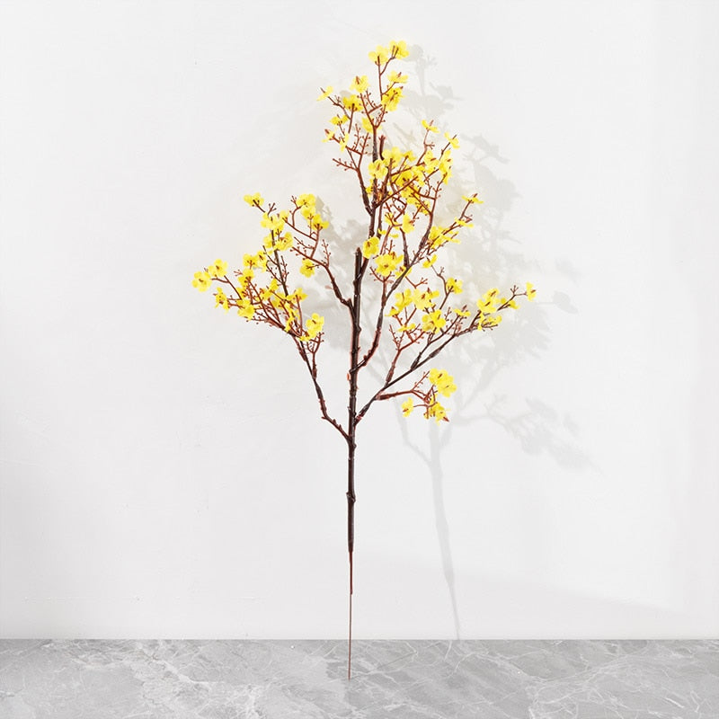 Gypsophila Artificial Flowers White Branch Babies Breath Fake Flowers Long Bouquet Home Wedding Decoration