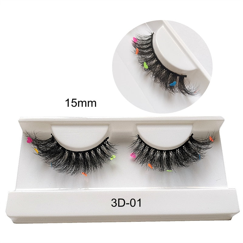 Faux Mink 25mm Lashes With Butterflys or flowers On Them Full Strip False Eyelashes Butterfly Lash For party