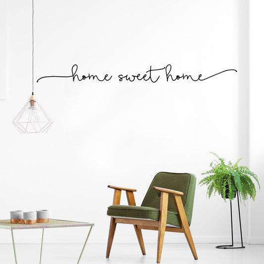 home sweet home Phrase Art Vinyl Wall Sticker For house decoration Wall Decals Bedroom Wall Decor Sticker Mural Wallpaper