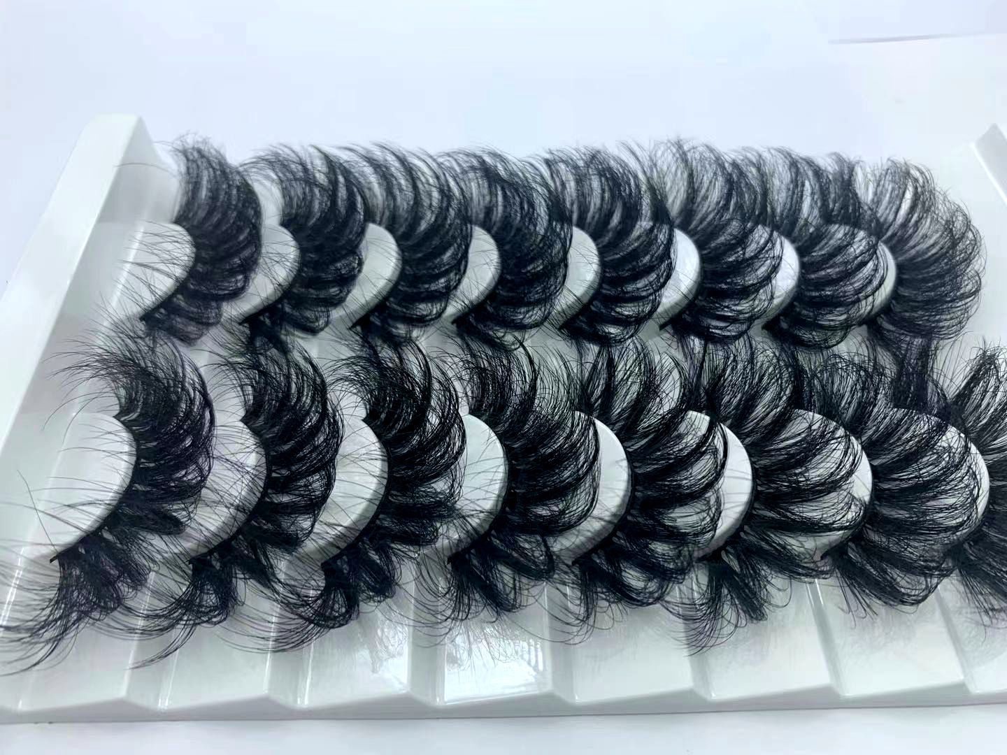 5/8pairs natural false eyelashes fake lashes long makeup 3d mink lashes eyelash extension Fluffy Mink Lashes